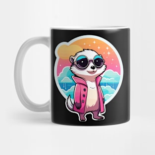 Meerkat Illustration Mug